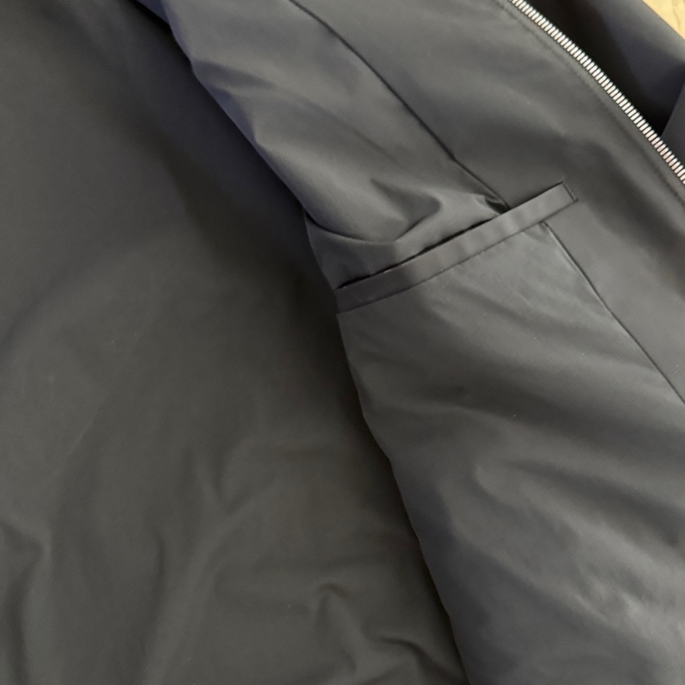 Theory Men's Black Bomber Jacket - Picture 6 of 8